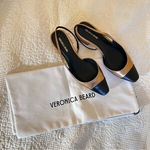 Veronica Beard Cecile Sling - black and gold